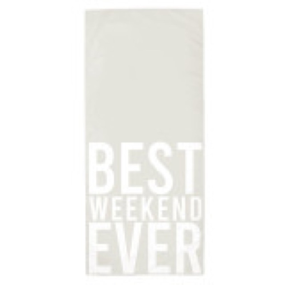 Best Weekend Ever Beach Towel - Quick Dry